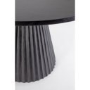 ORISSA BLACK kerek mangófa étkezőasztal - 120cm