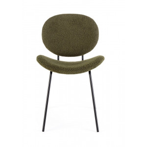 MADDIE modern boucle szék - zöld BIZZOTTO