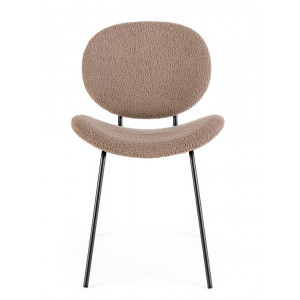 MADDIE modern boucle szék - barna BIZZOTTO