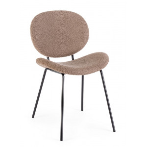 MADDIE modern boucle szék - barna BIZZOTTO