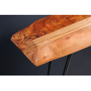 WILD modern akác konzolasztal - 104cm