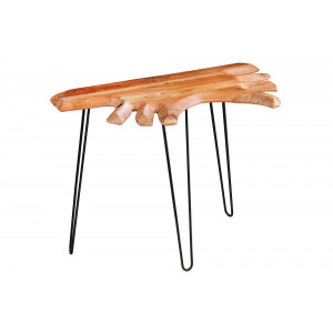 WILD modern akác konzolasztal - 104cm