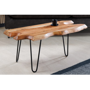 WILD modern akác dohányzóasztal - 100cm INVICTA