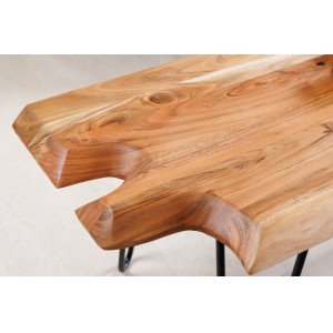 WILD modern akác dohányzóasztal - 100cm INVICTA