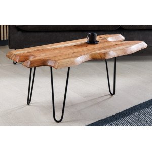 WILD modern akác dohányzóasztal - 100cm INVICTA