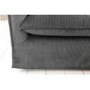 HEAVEN modern 3 személyes kanapé - szürke - 205cm