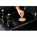 HOLLYWOOD dönthető mozi fotel 3 személyes - fekete