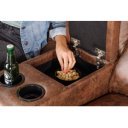 HOLLYWOOD dönthető mozi fotel 2 személyes - antik barna