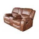 HOLLYWOOD dönthető mozi fotel 2 személyes - antik barna