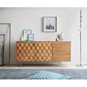 FEVON prémium akác komód - 175cm - natúr bútor