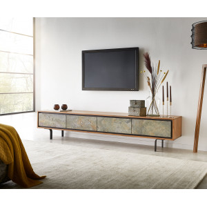 JUBILON prémium akác TV-szekrény - 200/220cm bútor