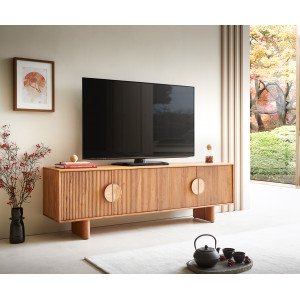 SURIMU prémium akác TV-szekrény - 175/200/240cm bútor