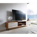 KLEO prémium akác TV-szekrény - 200/240cm