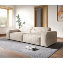 SIRPIO modern kordbársony kanapé - beige - 266cm