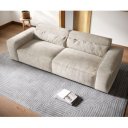 SIRPIO modern kordbársony kanapé - beige - 266cm