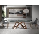 MORELLA design bővíthető üveg étkezőasztal - 160-240cm