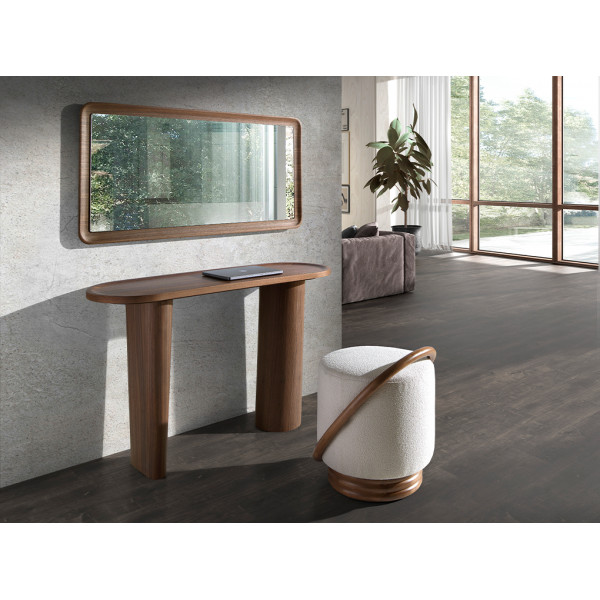ROSAL design konzolasztal - dió - 150cm
