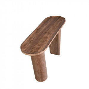 ROSAL design konzolasztal - dió - 150cm