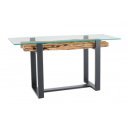 BARRACUDA-II design teakfa konzolasztal - 150cm