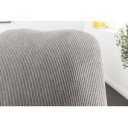 SCANDINAVIA design kordbársony szék - szürke