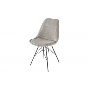 SCANDINAVIA design kordbársony szék - szürke