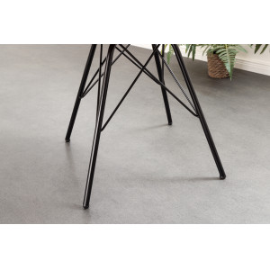 SCANDINAVIA design kordbársony szék - sárga