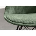 SCANDINAVIA design kordbársony szék - zöld