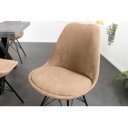 SCANDINAVIA design kordbársony szék - beige