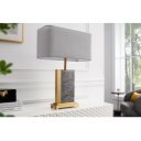 ELEGANCIA design asztali lámpa - szürke márvány