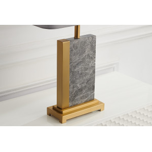 ELEGANCIA design asztali lámpa - szürke márvány