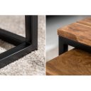 ELEMENTS tömör rózsafa dohányzóasztal szett - 65cm