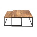 ELEMENTS tömör rózsafa dohányzóasztal szett - 65cm