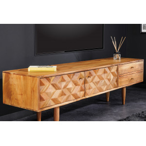 MATERA modern akác TV-szekrény - 145cm INVICTA