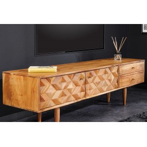 MATERA modern akác TV-szekrény - 145cm INVICTA