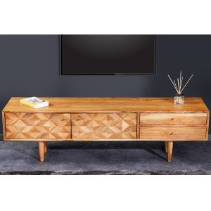 MATERA modern akác TV-szekrény - 145cm INVICTA