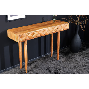 MATERA modern akác íróasztal - 100cm INVICTA