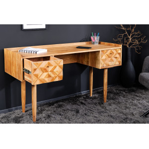 MATERA-II modern akác íróasztal - 130cm INVICTA