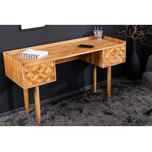 MATERA-II modern akác íróasztal - 130cm INVICTA
