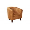 HEMINGWAY modern fotel - mustár