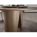 SOTILLO prémium kerek étkezőasztal - dió - 150cm
