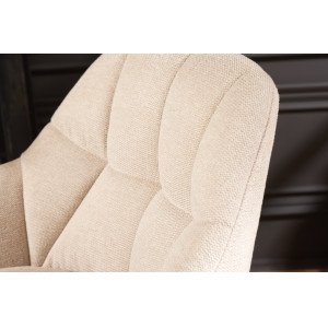 PAPILLON design forgatható bárszék - beige INVICTA