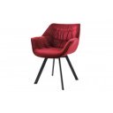 DUTCH COMFORT design forgatható szék - bordó