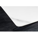 ALPINE bővíthető étkezőasztal - világos márvány - 160-200cm