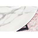 MARVELOUS exkluzív kerámia dohányzóasztal - 70cm - fehér