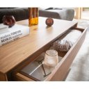 STONEGRACE prémium akác dohányzóasztal - 115cm - natúr