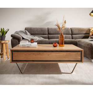 STONEGRACE prémium akác dohányzóasztal - 115cm - natúr bútor