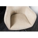 VERONA design forgatható szék - beige
