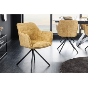 VERONA-II design forgatható szék - okker