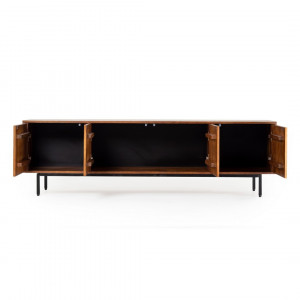 LORDS modern mangófa TV-szekrény - 170cm
