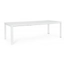 MILTON prémium bővíthető kültéri étkezőasztal - 180-240cm - antracit/taupe/fehér